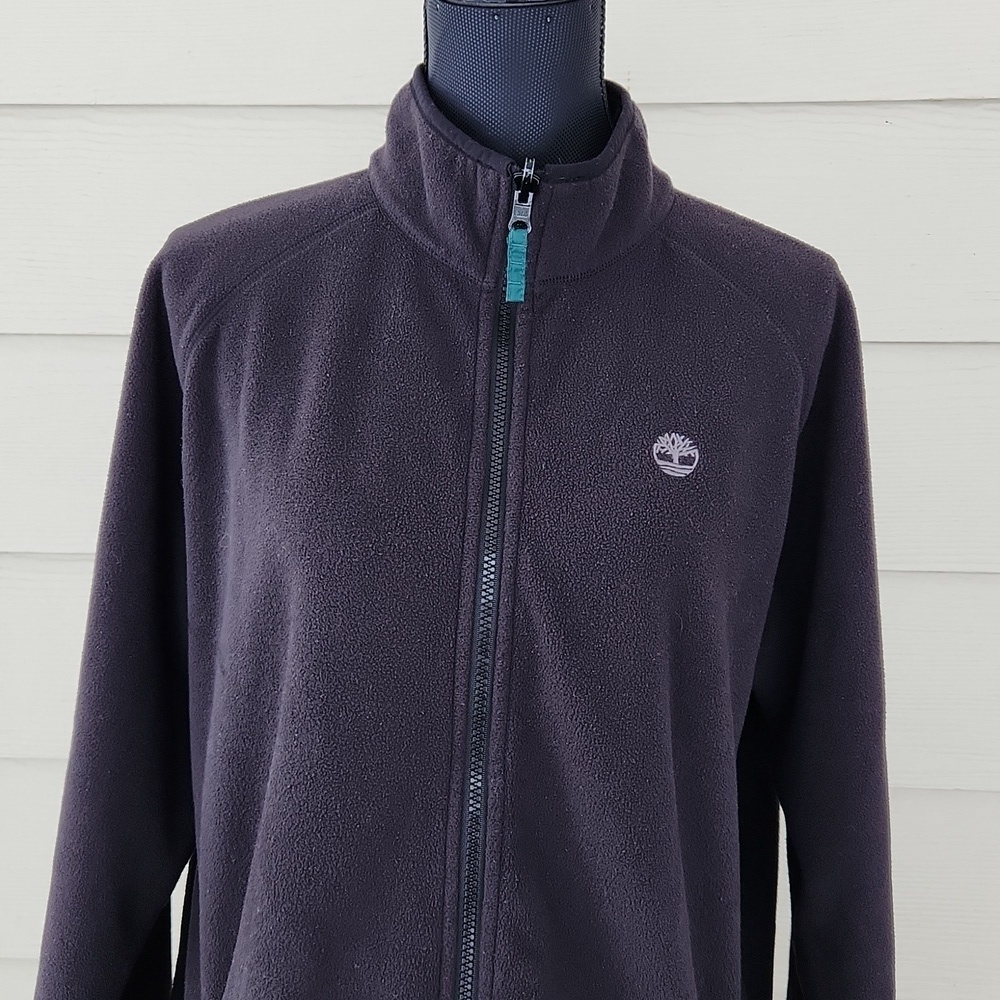 Timberland Jacket Black Fleece Long Sleeve Full Zip (XL) - Picture 5 of 11